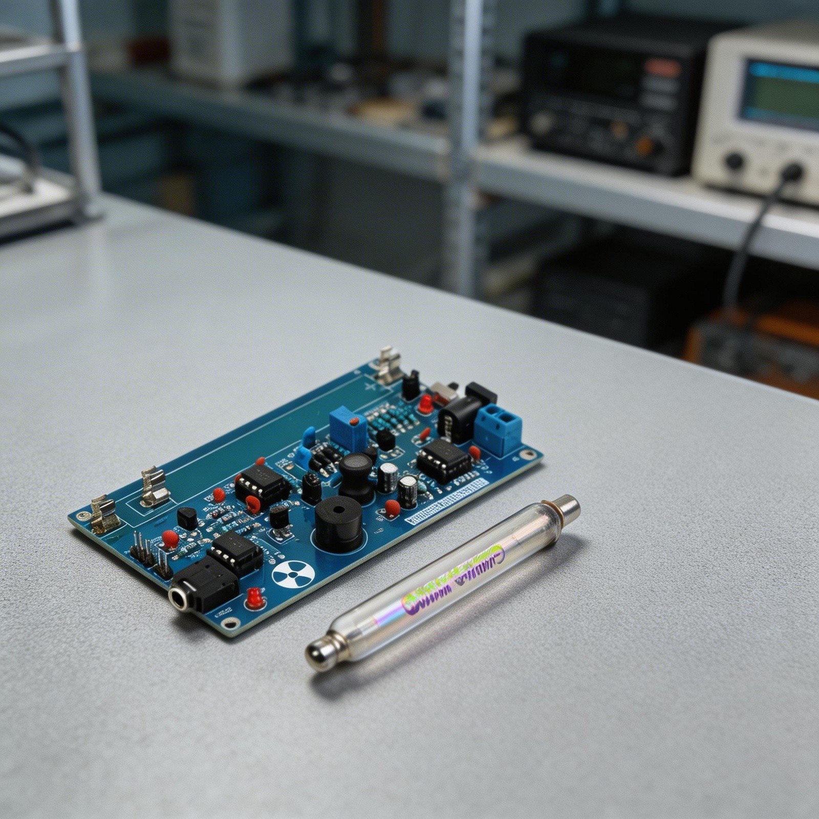 Nuclear Radiation Detector Kit for Arduino with For Geiger Tube Compatibility
