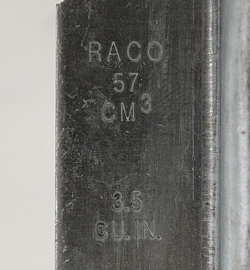Raco 57 cm³ 3.5 cu. in. Square Device Cover