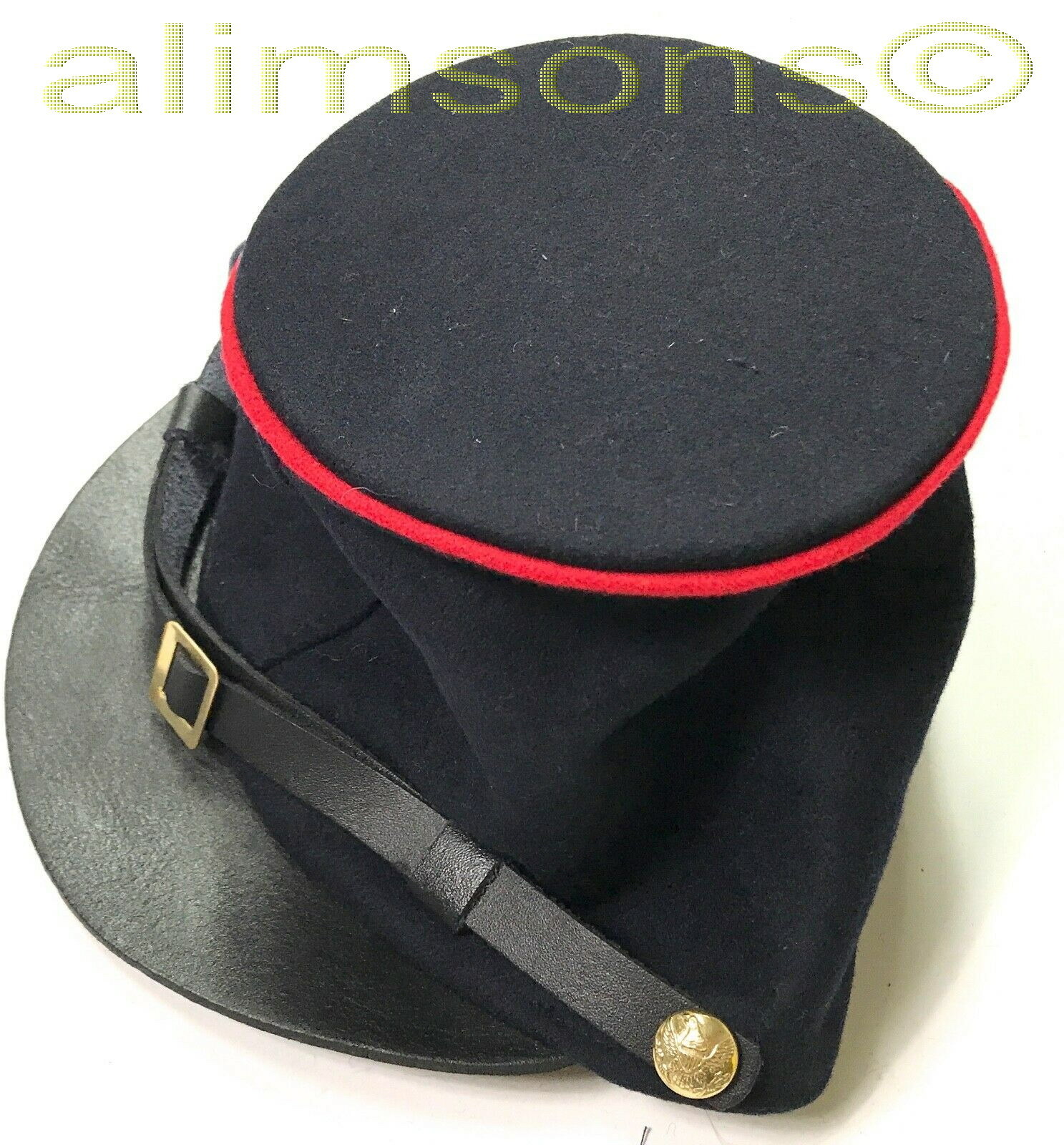 CIVIL WAR US UNION BLUE WOOL ARTILLERY FORAGE CAP HAT-ALL SIZES!!!