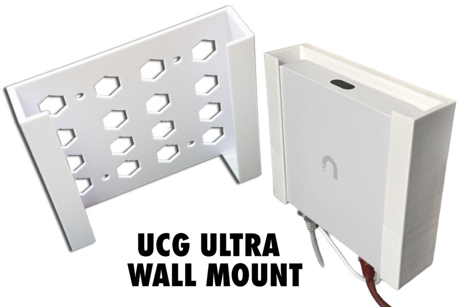 Wall Mount Bracket Holder for Ubiquiti UCG-ULTRA Butt Gateway Ultra Routing