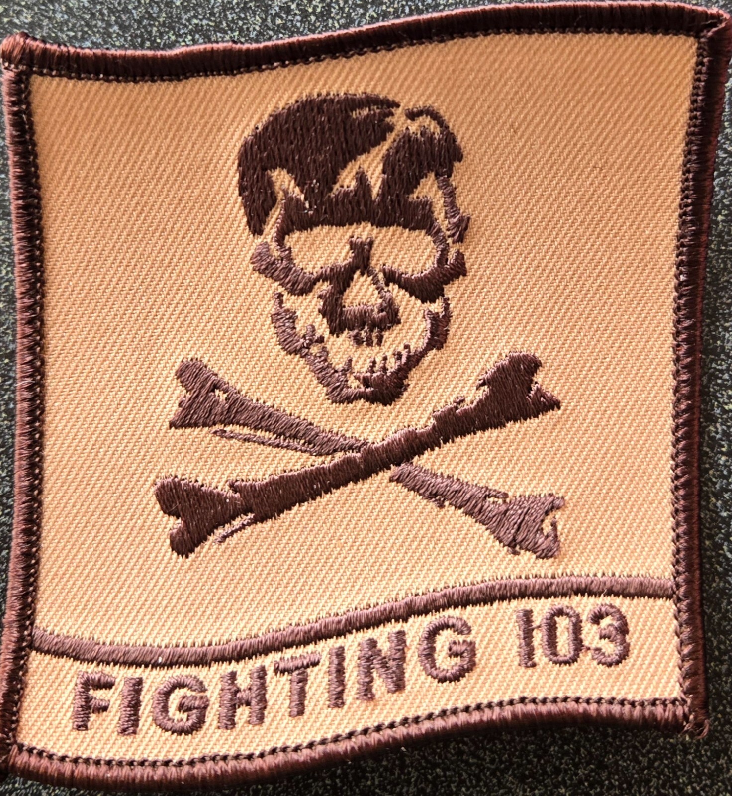 FIGHTING 103 COMMAND DESERT CHEST PATCH