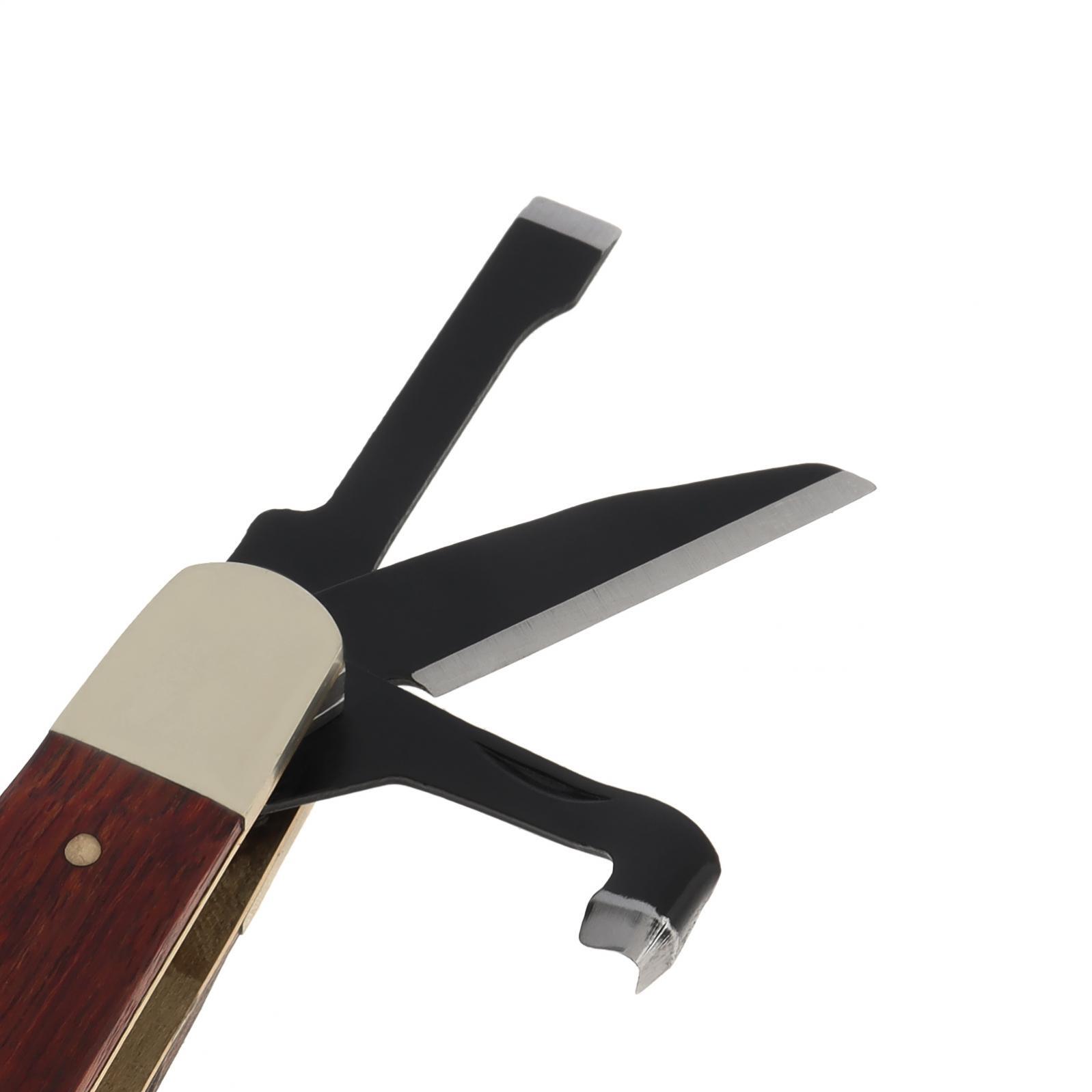 Folding Whittling Cutter with Blade, Scorp, Chisel,Gouge for EDC Carving Camping