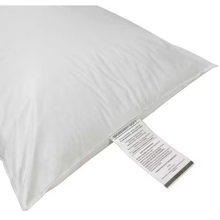 R & R Textile X11501 Pillow, Queen, 25X18 In., White
