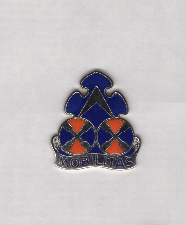 19th Aviation Battalion crest DUI clutchback c/b badge S-21