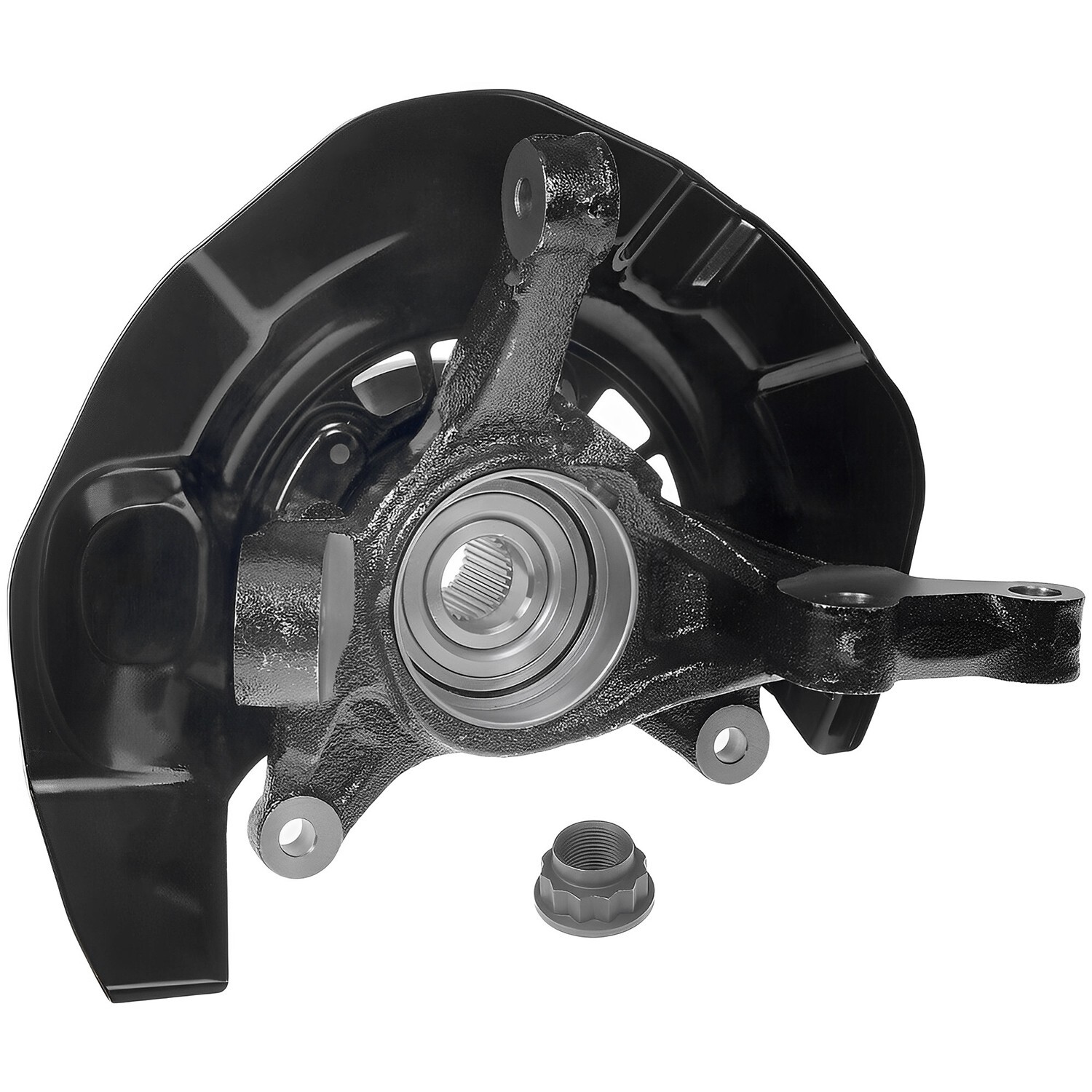 Front Steering Knuckles & Wheel Hub Bearings for 2004 - 2007 Toyota Highlander