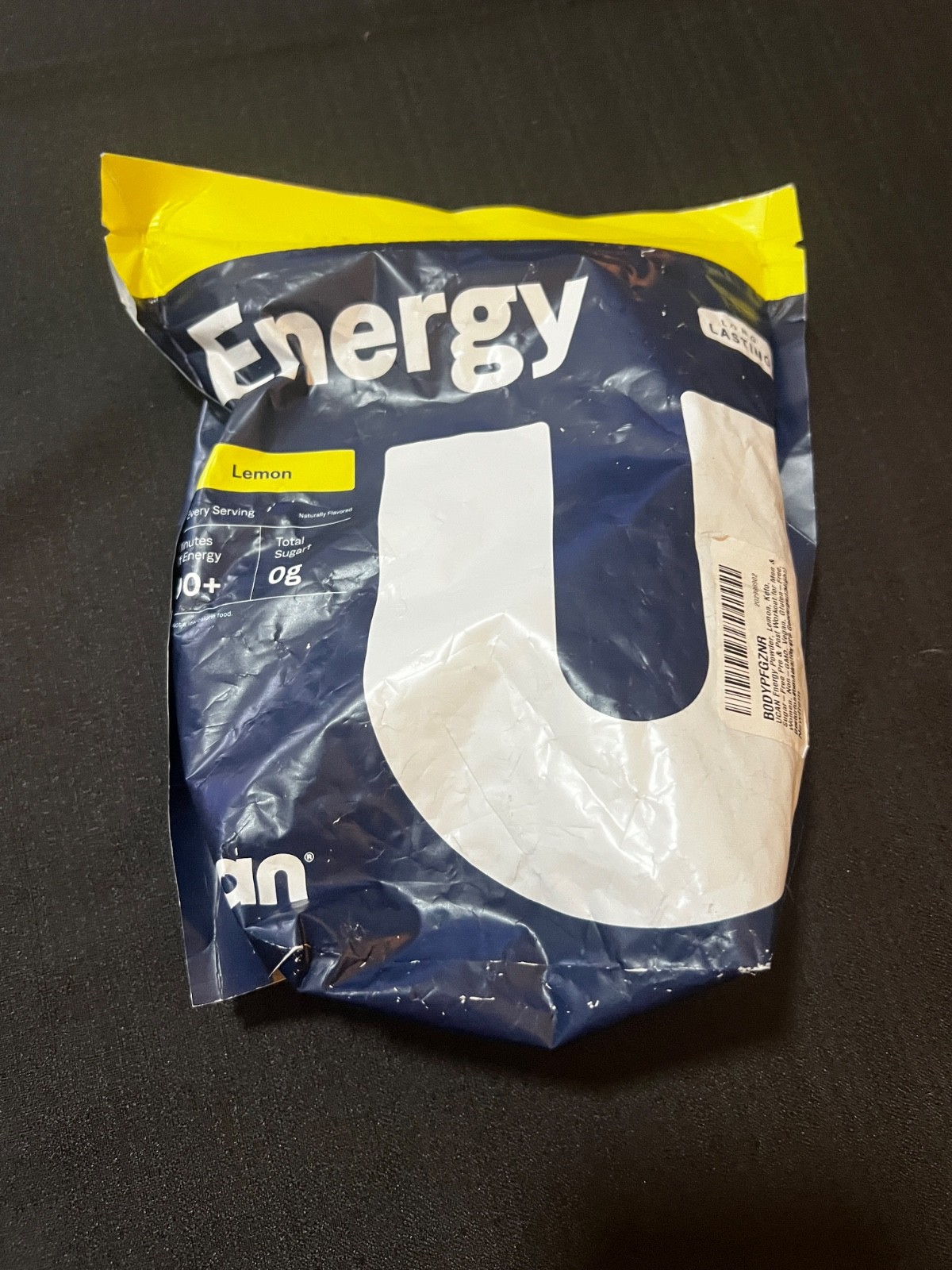 UCAN Energy Powder Lemon Flavor Sugar-Free Gluten-Free Ketogenic Vegan