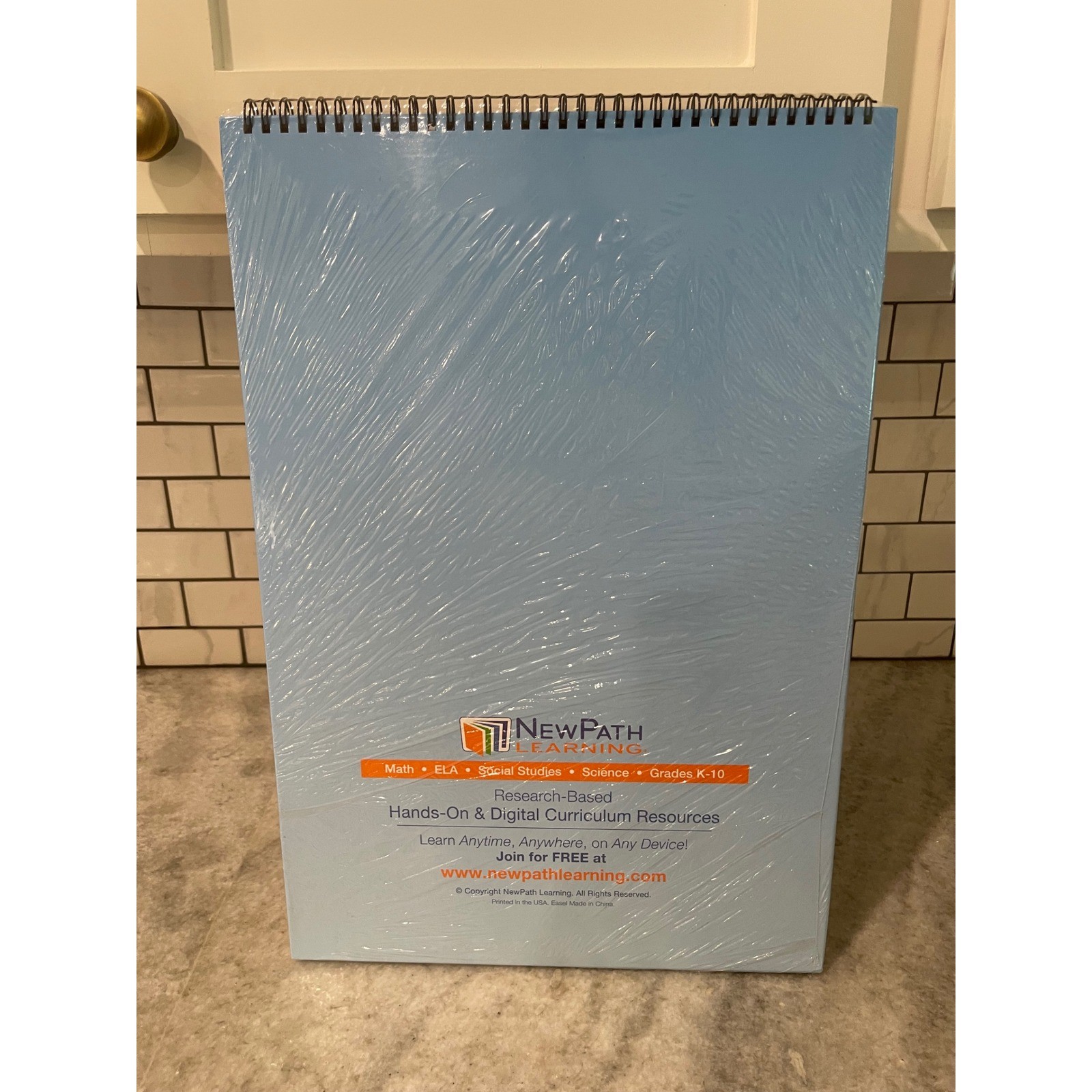 NewPath Learning Math Flip Chart Grade 3 Multicolor Curriculum Mastery 33-3001