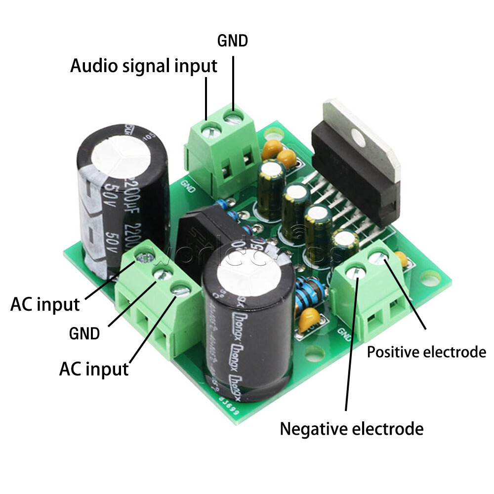 High Power 100W Mono Digital Power Amplifier Board TDA7294 HIFI Amplifier Module
