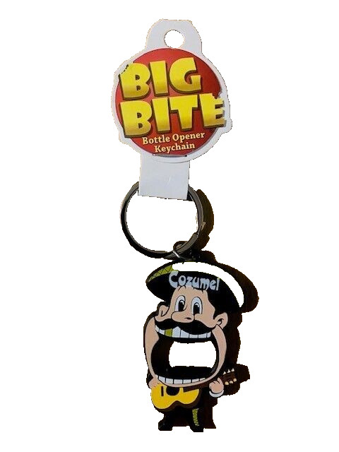 24 x NWT Cozumel Mexico Bottle Opener Keychains / Big Bite Mariachi Souvenir