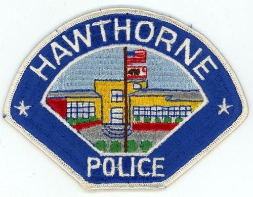 CALIFORNIA CA HAWTHORNE POLICE NICE SHOUDLER PATCH SHERIFF
