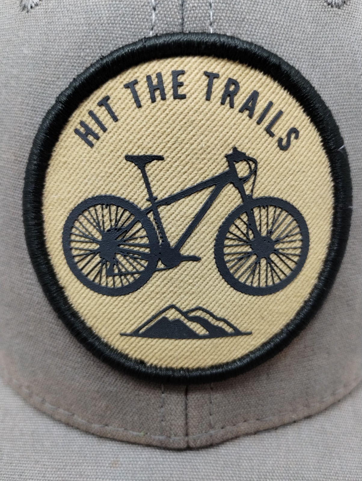 Bike Riding Hit The Trail Cap Adjustable .
