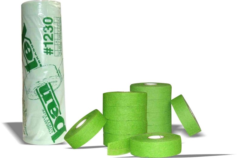 BANTEX 1230 SAFETY FINGER TAPE GREEN 3/4" X 30 YD 24/SLEEVES (384 ROLL/CASE)