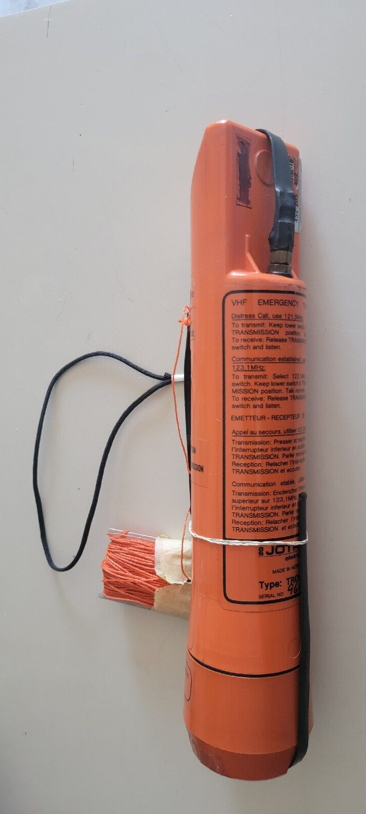 Jotron VHF Emergency Transceiver (EQP) TRON-2L - Norway -