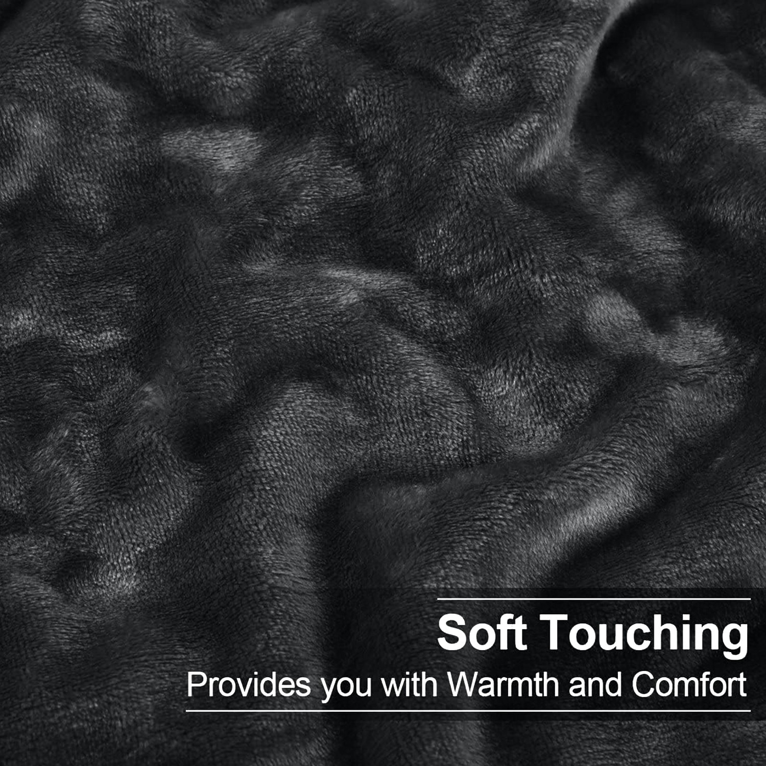 Lightweight Fleece Blanket Throw Queen Soft Bedding Blankets for Sofa Bed Couch