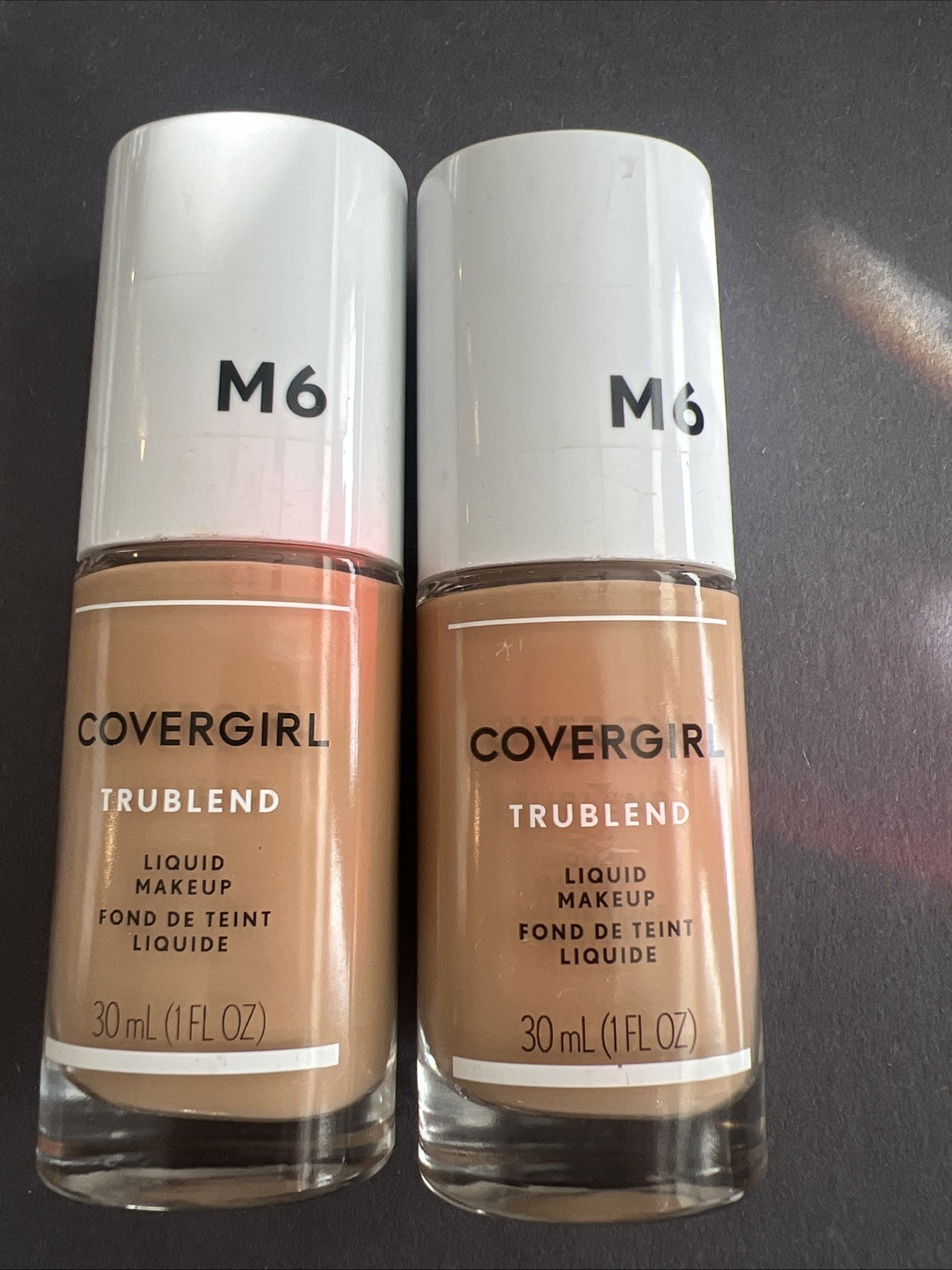 2x~Covergirl Trublend Liquid Makeup - M6 Perfect Beige~New Sealed.