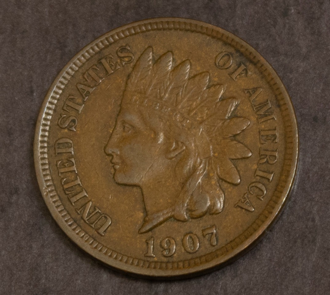 1907 Indian Cent Choice XF.............Lot 5721
