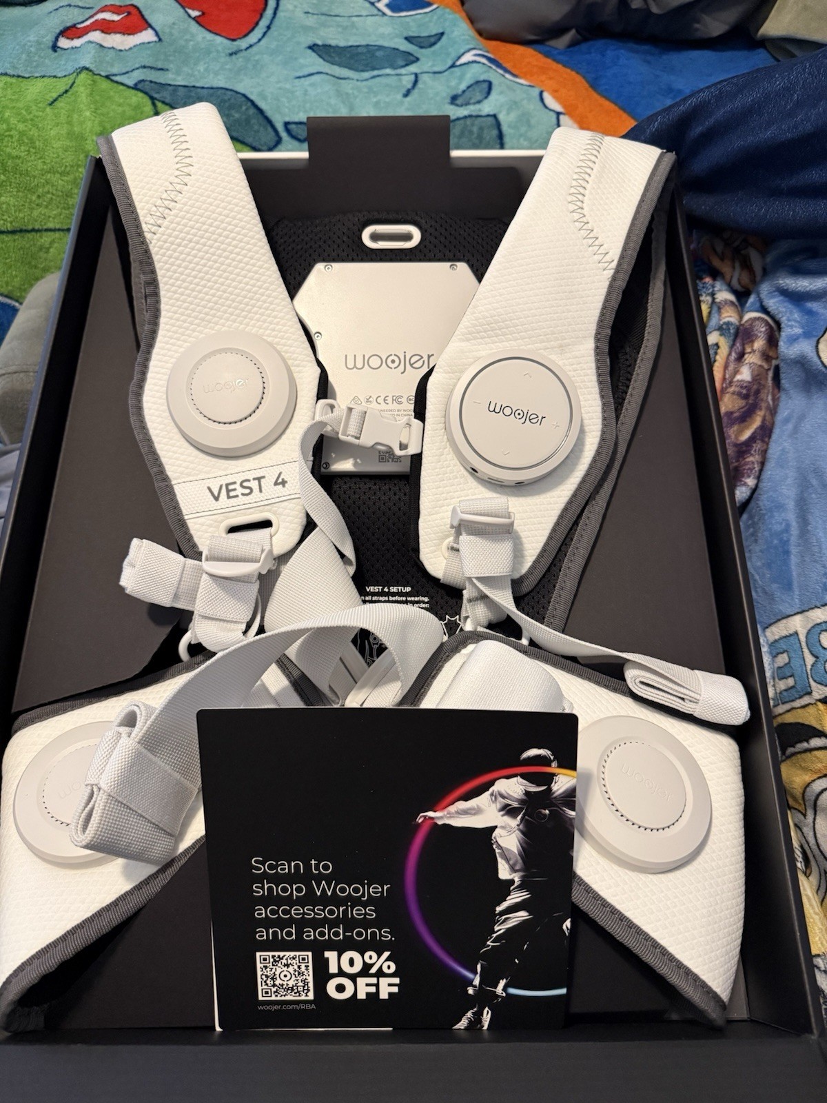 Woojer HD Haptic Vest 4 White By Meta