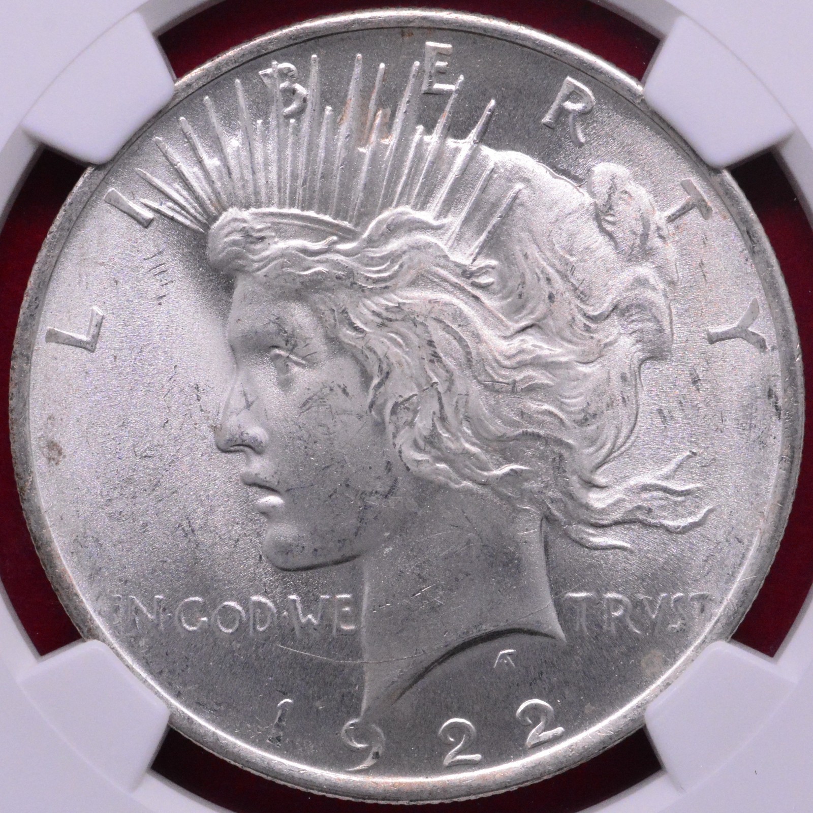 NGC MS-66! 1922 PEACE DOLLAR