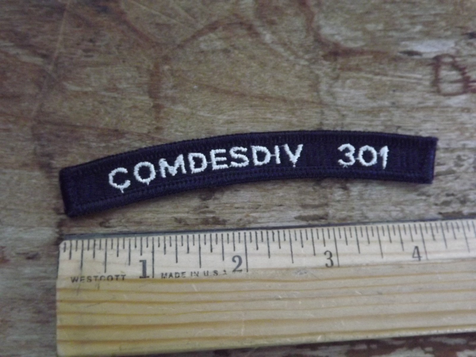 Navy COMDESDIV 301 Tab - INV# C1273
