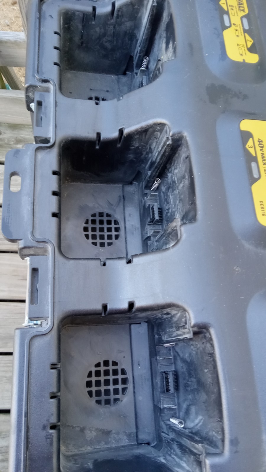used dewalt 40 volt 6 bay charger