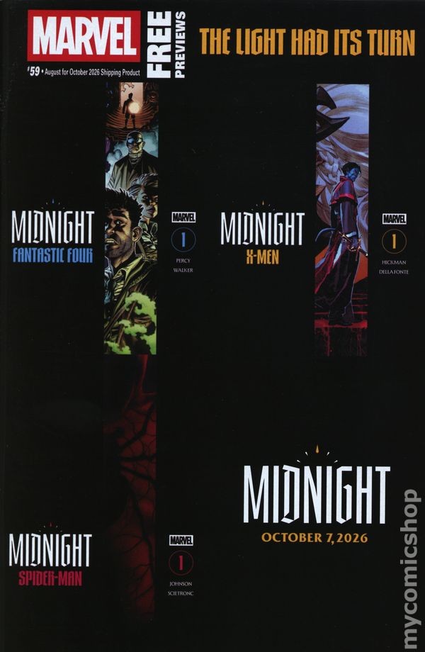 Marvel Previews #59 Stock Image