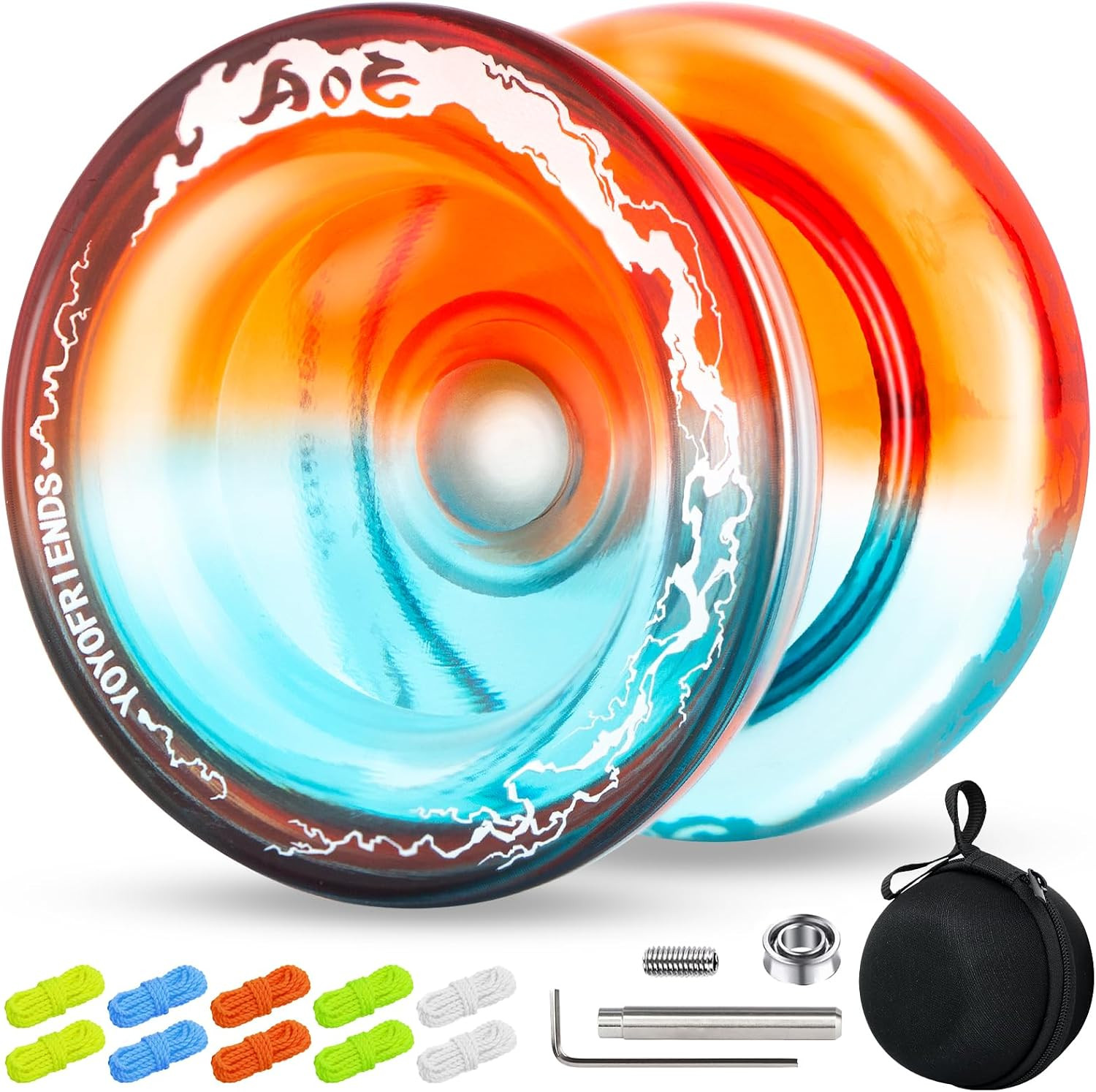 AOE Professional Yoyo for Kids 8-12 or Above, Responsive Yo yo with Deep Finger