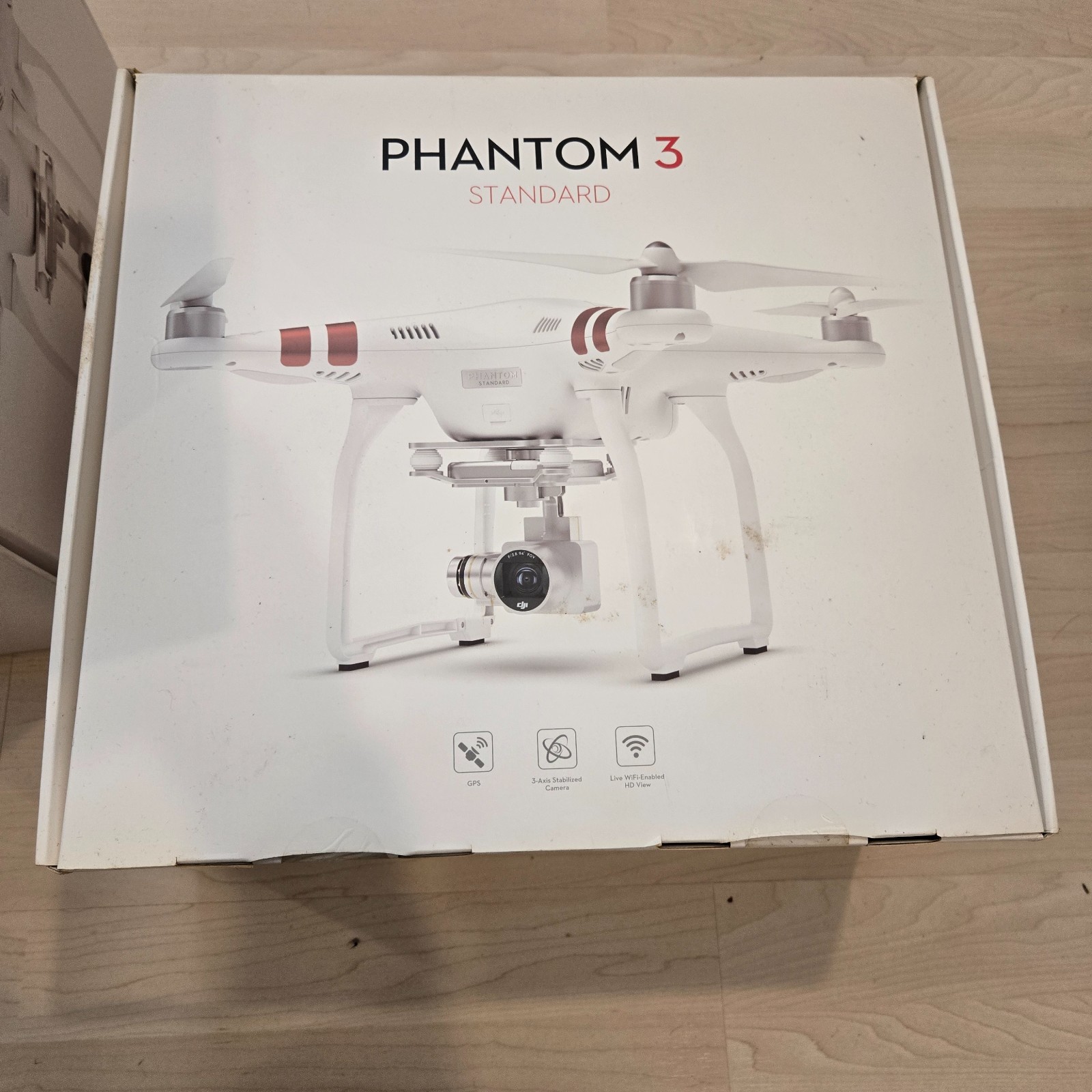 NEW Sealed DJI Phantom 3 Standard Quadcopter Drone w/ Camera & Remote Controller