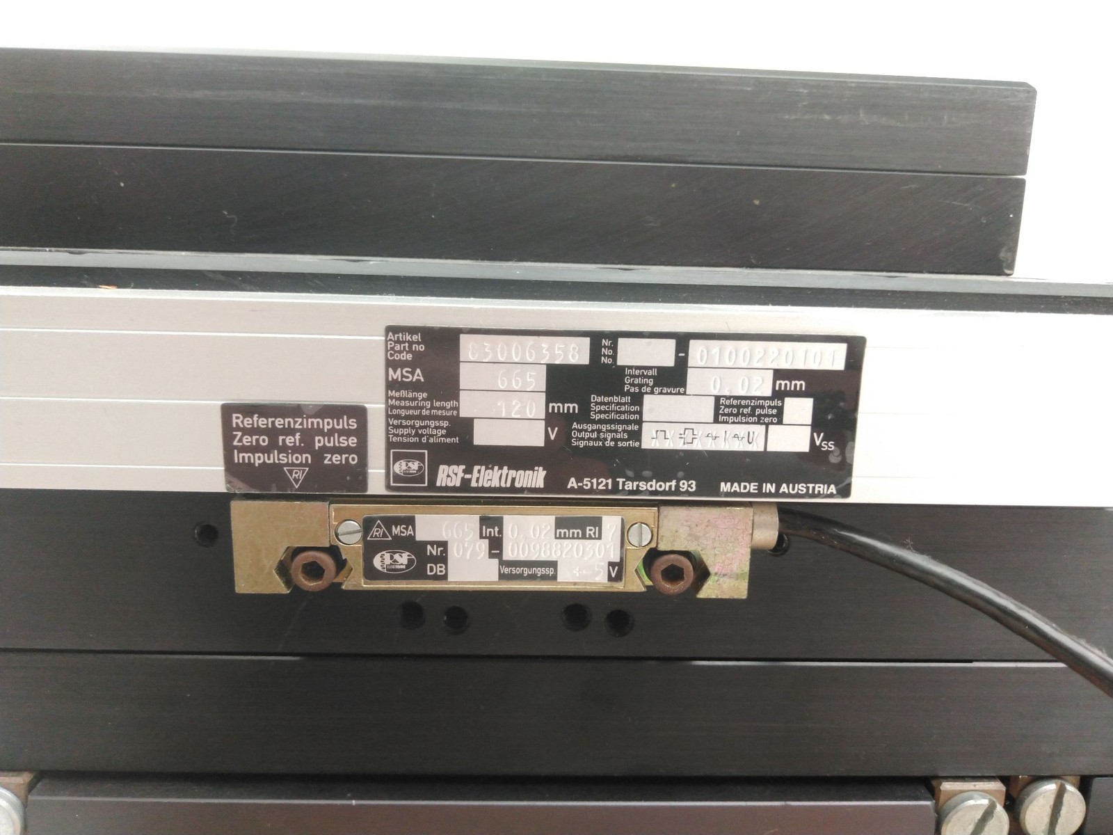 Optical Specialties inc. 4x4 Solid XY Stage
