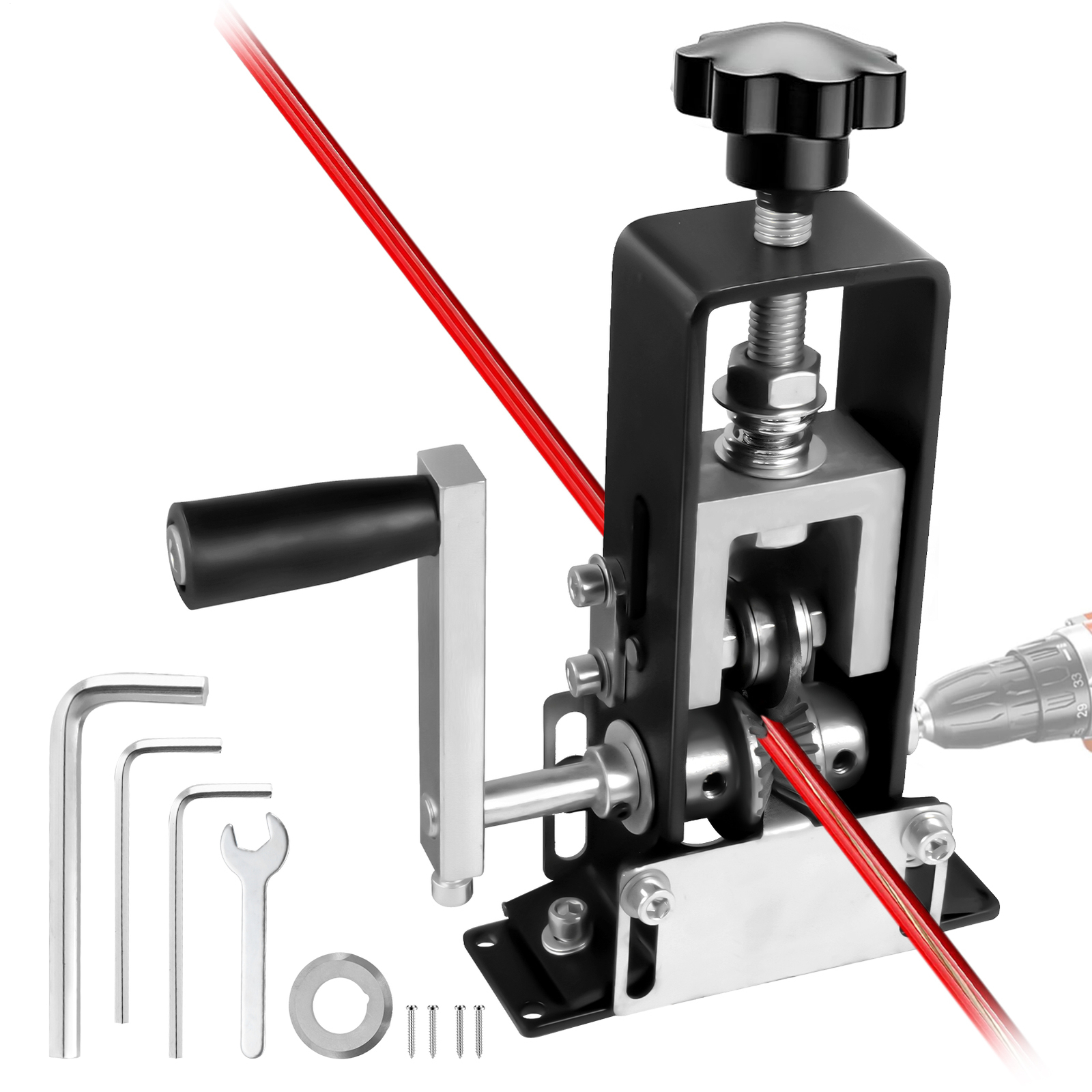 Manual Electric Wire Stripping Machine Cable Stripper Crank Scrap Copper Cutter