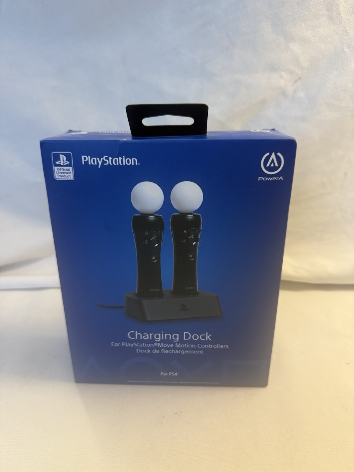 PowerA Charging Dock for PS4 VR Move Motion Controllers – Black – New Sealed