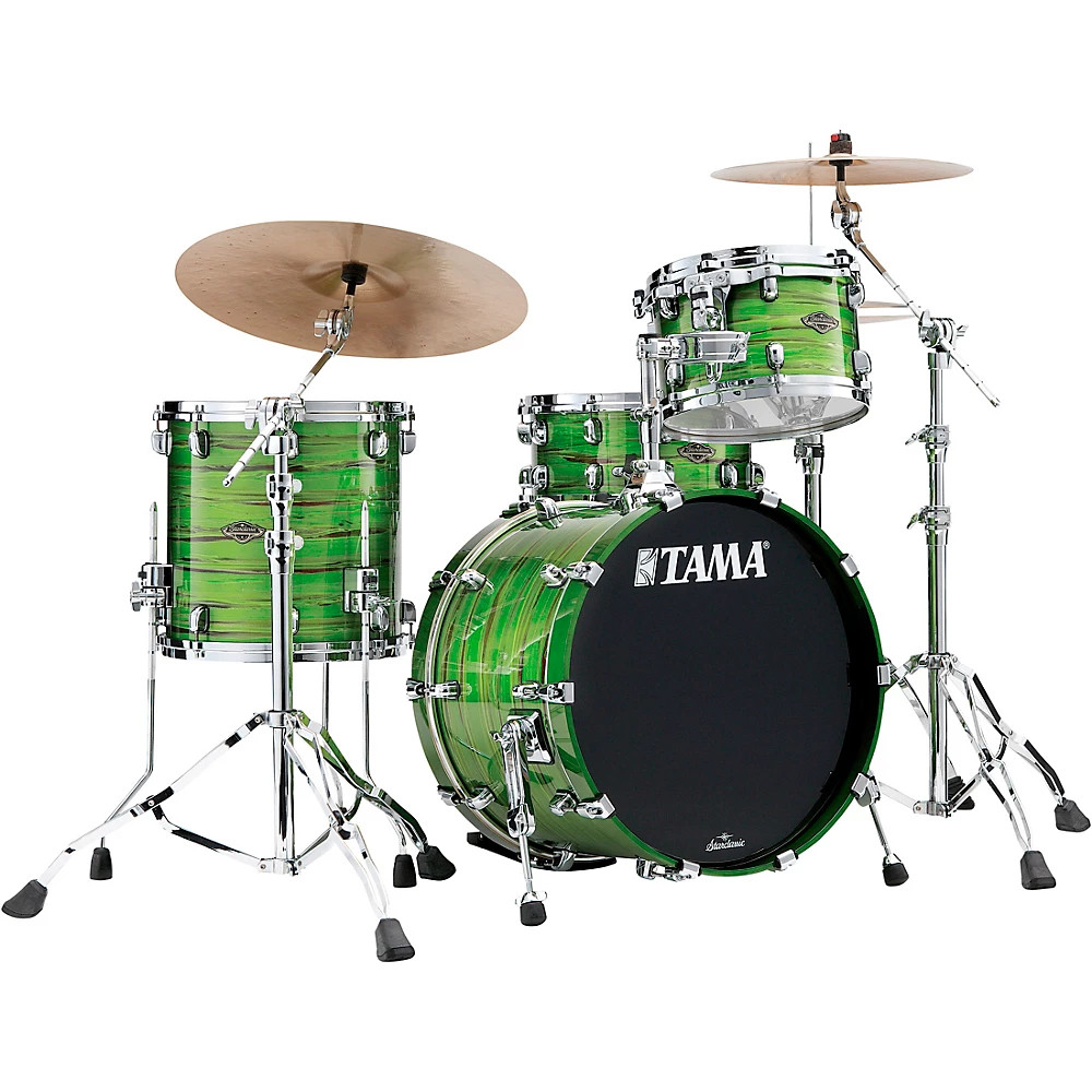 TAMA Starclassic Walnut/Birch 3-Piece Shell Pack 20" Bass Lacquer Shamrock Oystr