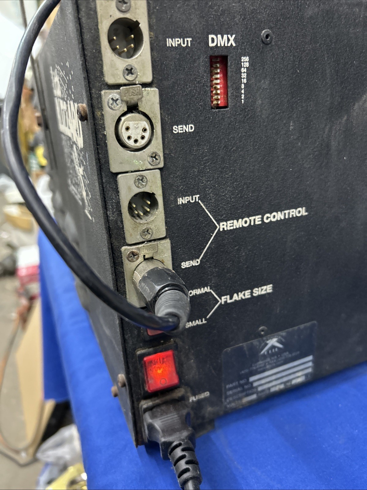 CITC Little Blizzard Professional Snow Machine DMX And Remote untested