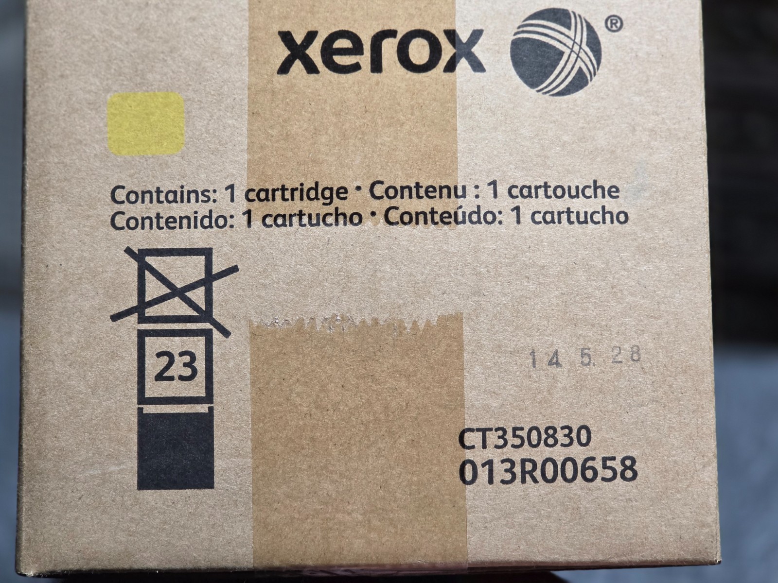 Genuine Xerox 013R00658 WorkCentre 7120 7125 7220 7225 Drum-Cartridge (Yellow)