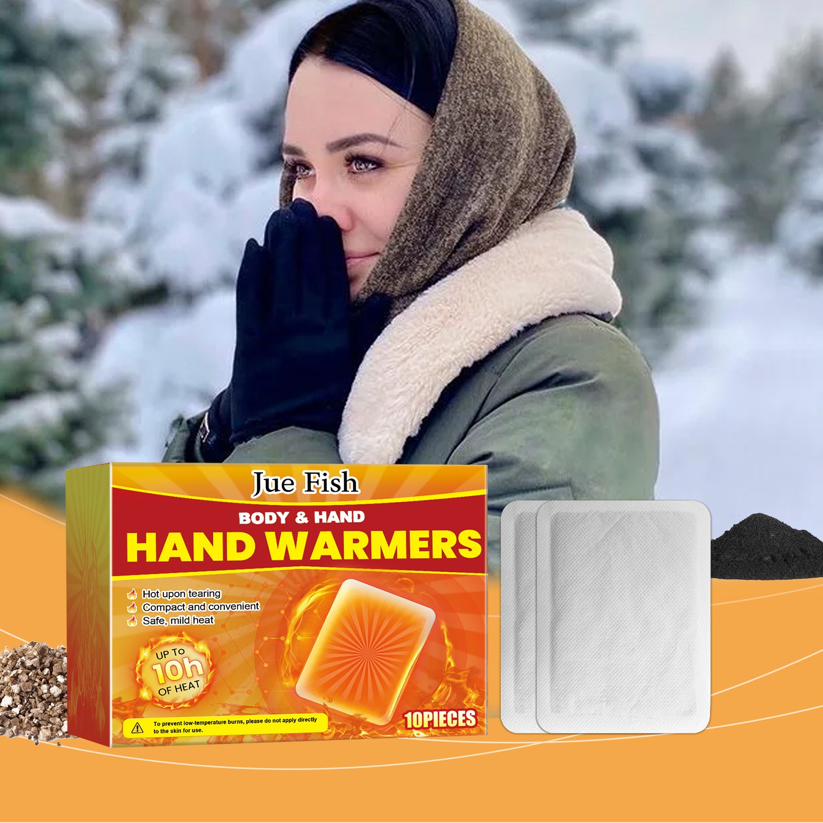 10/20/30/50PCS Hand Warmers Pairs Safe Natural Odorless Pocket Heat USA NEW