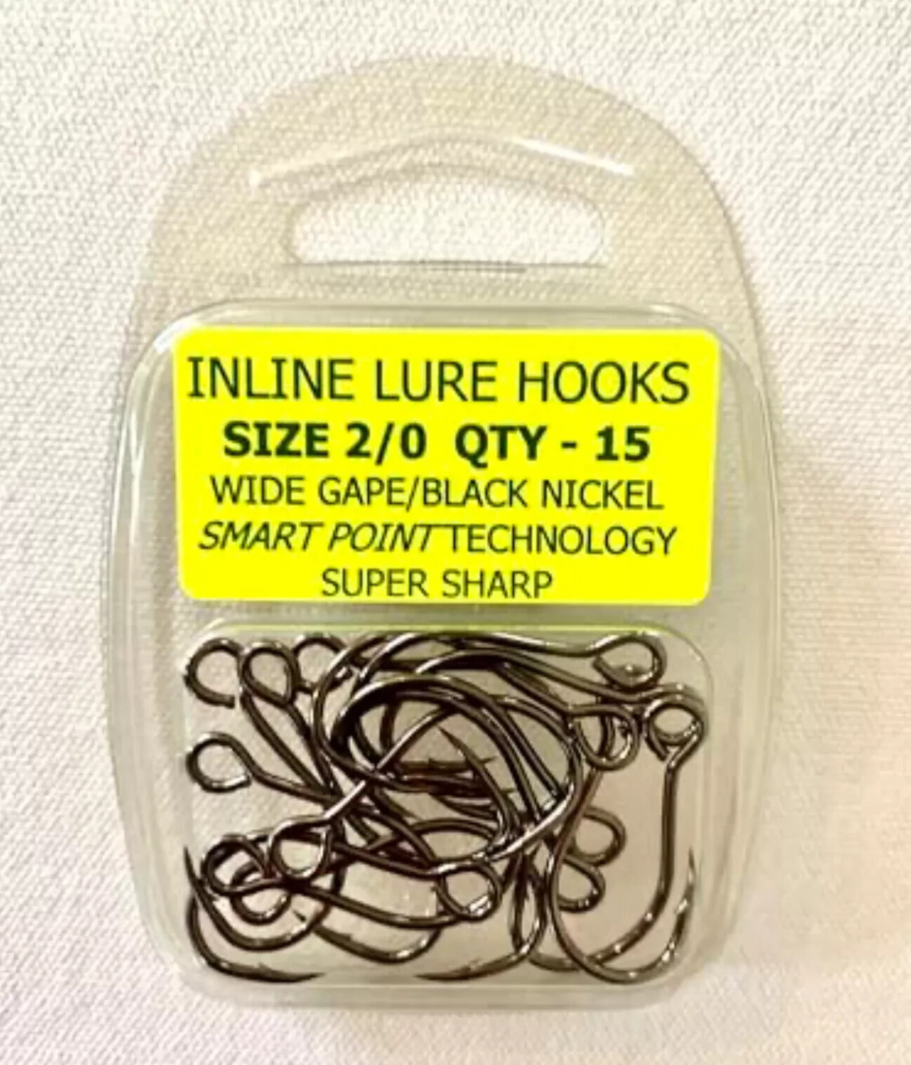 In-Line Hooks / Assist Lure Hooks SIZE 2/0    Pack of x 15
