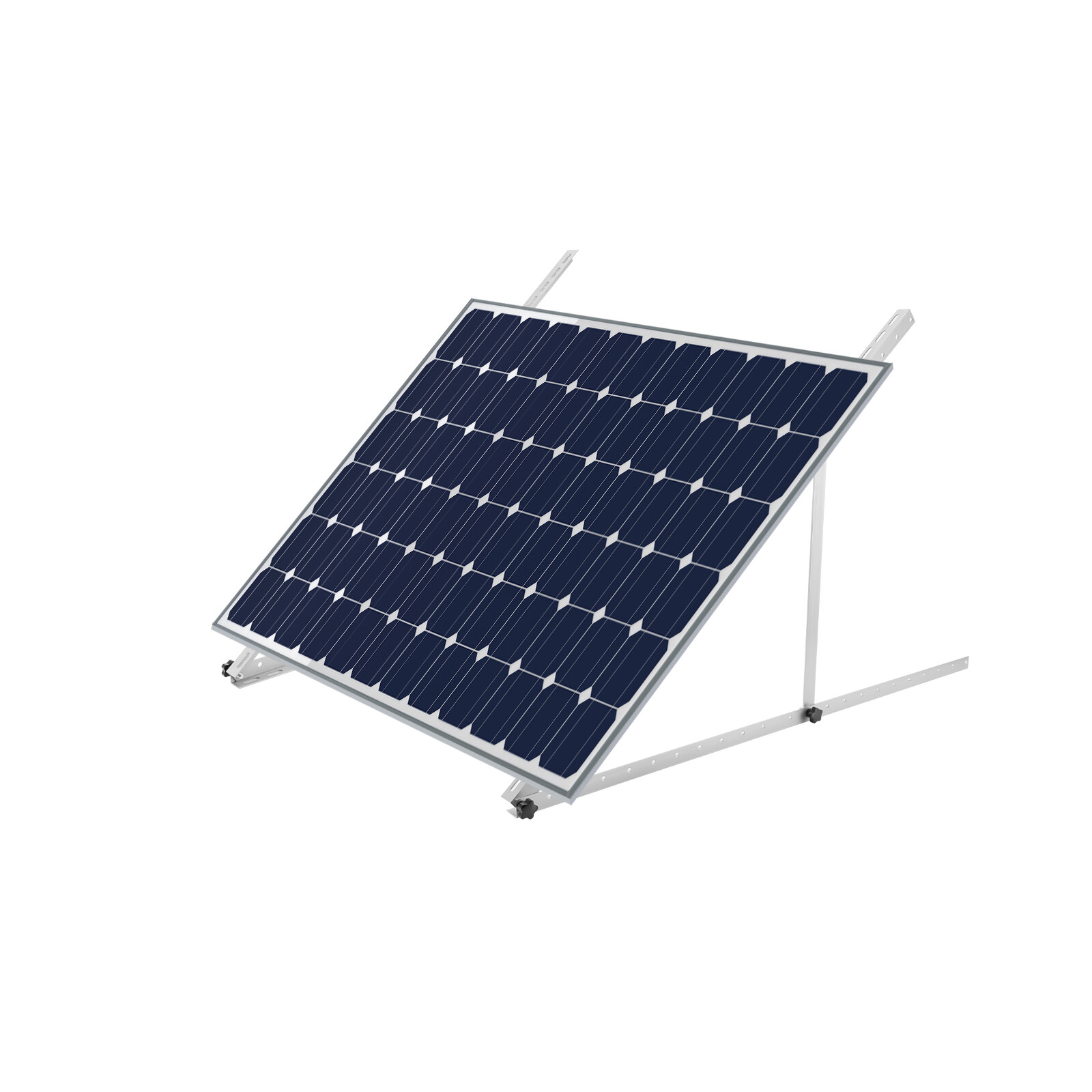 45 inch Adjustable Solar Panel Tilt Mount Brackets For Roof RV Boat Flat Surface