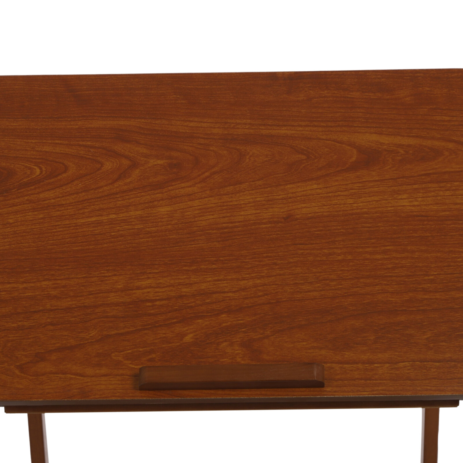 C-Shaped End Table with 4 Wheels, Adjustable Height, Modern Design
