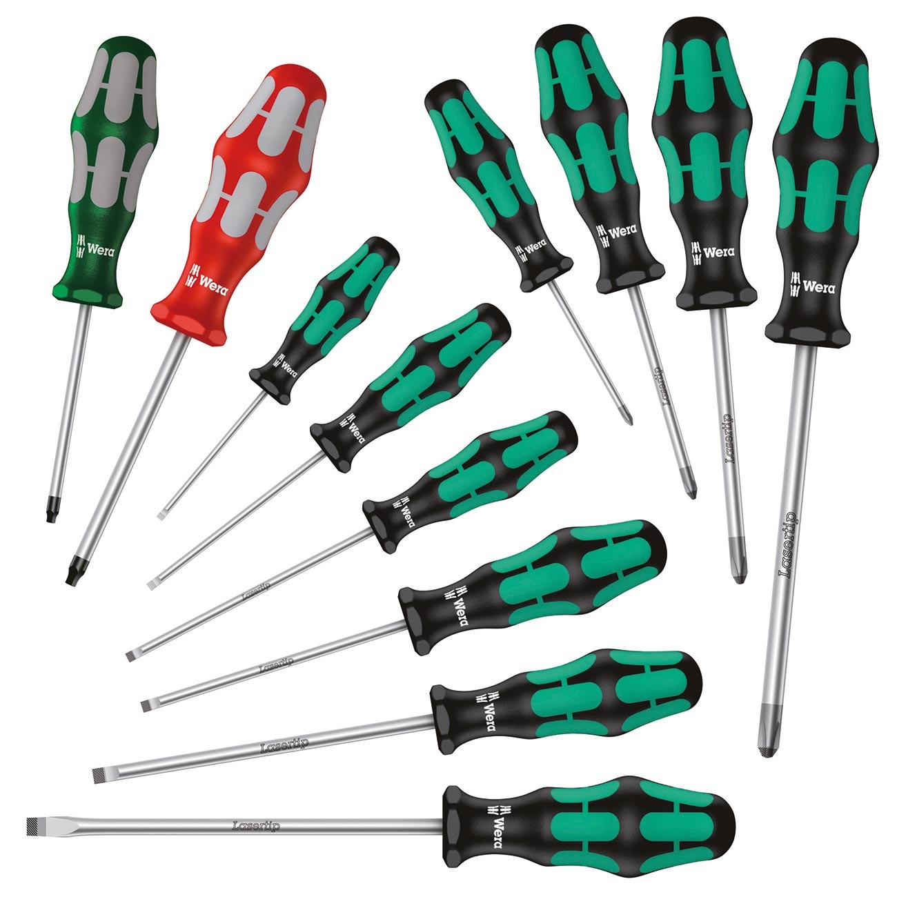 Wera 05347901001 Stainless Steel Screwdriver Set (12-Piece Set)