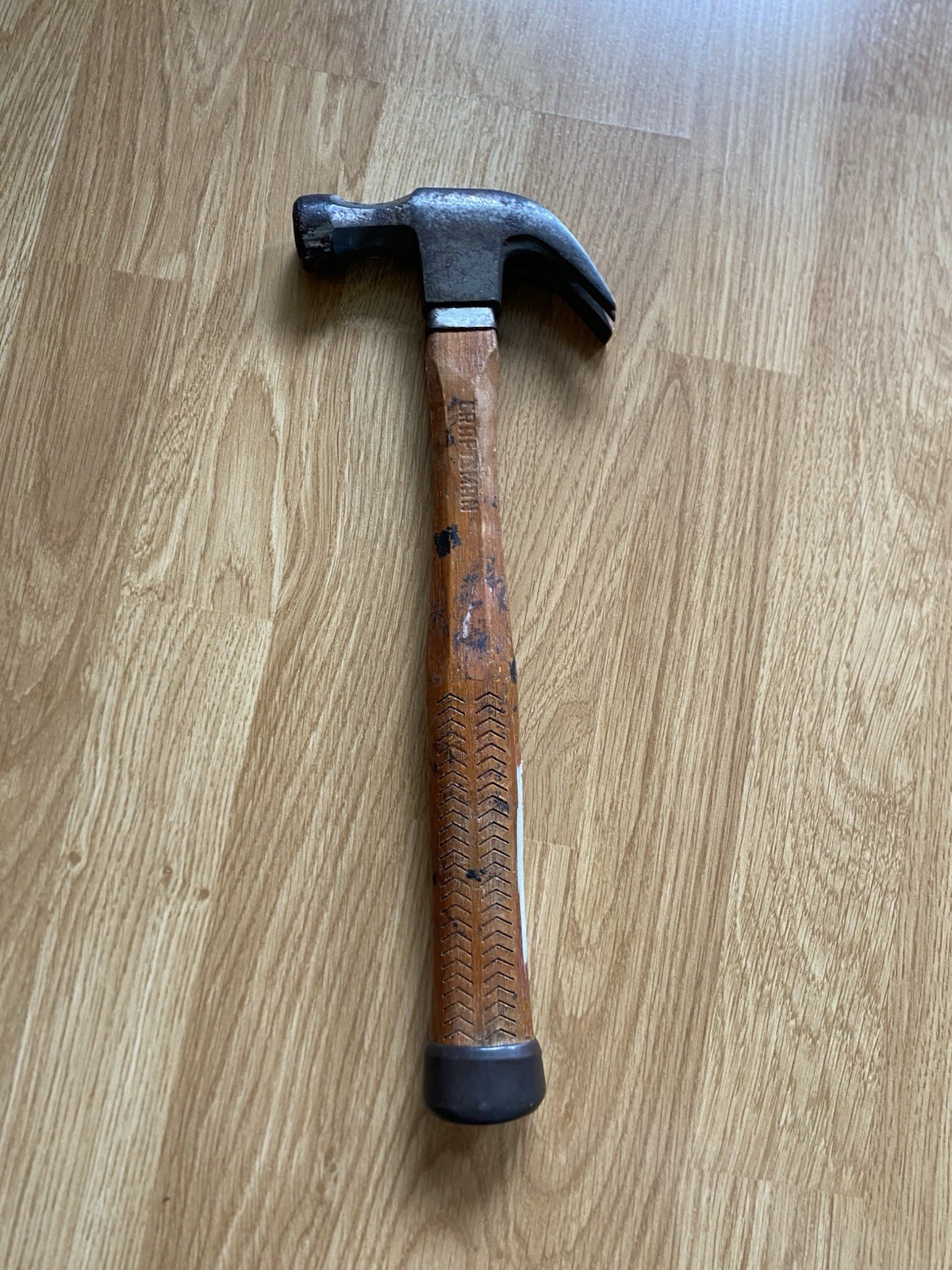 Vintage Craftsman 16oz Claw Hammer 38045-16oz-M Herringbone Handle