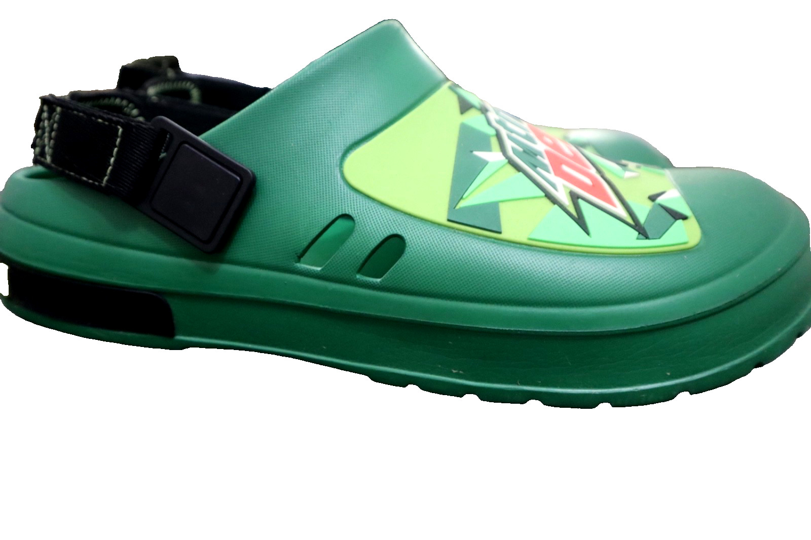 Crocs x Mountain Dew Clogs Men’s Size 12 (Fits 12) NWOT Limited Edition Collab