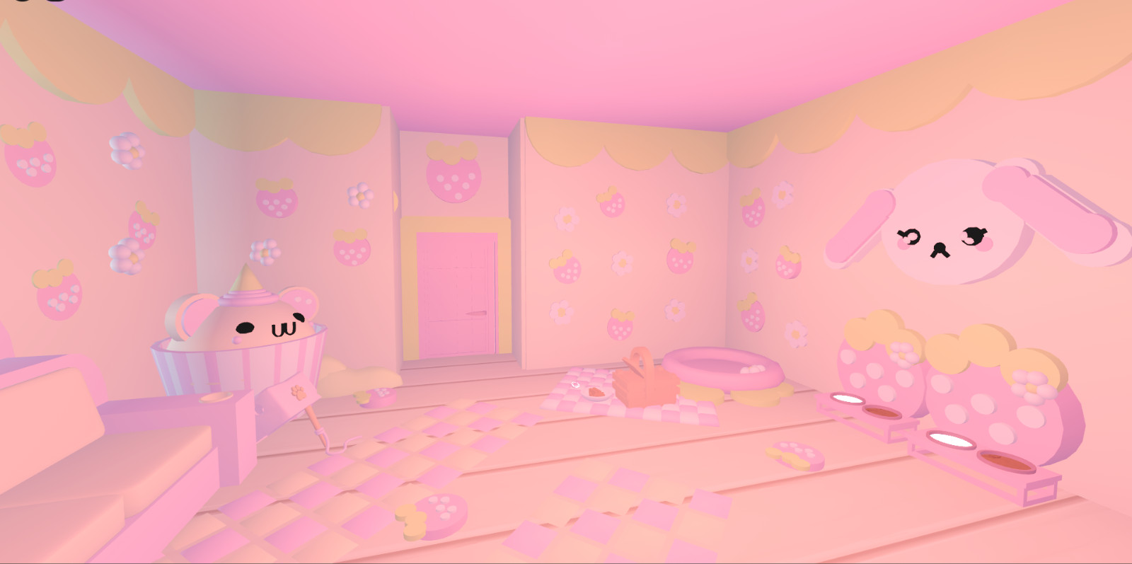 ⭐Adopt Pets🐈 Preppy💖 Pastel 🩷Tiny Glitch House Home🏠