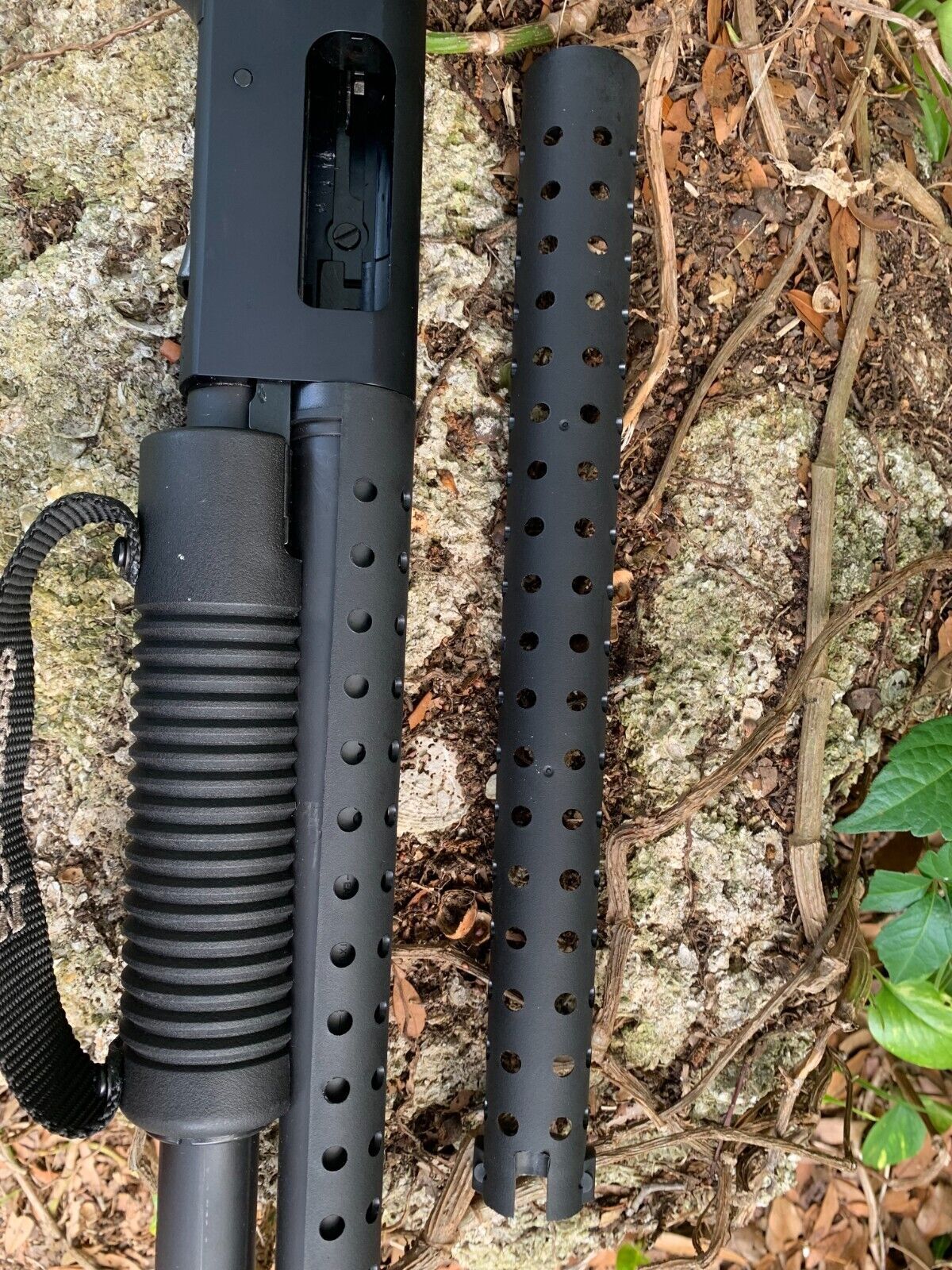 Custom MARINECOAT GRID MOSSBERG SHOCKWAVE Heat Shield Shotgun ROUGH MODIFIED