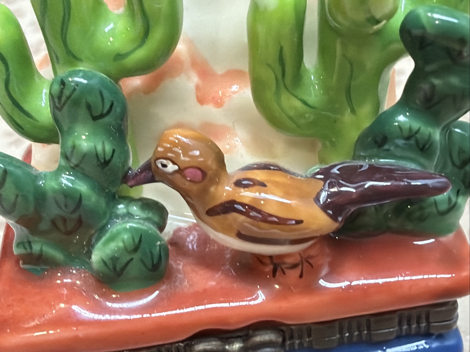“Arizona” Ceramic Multicolored Trinket Box PO