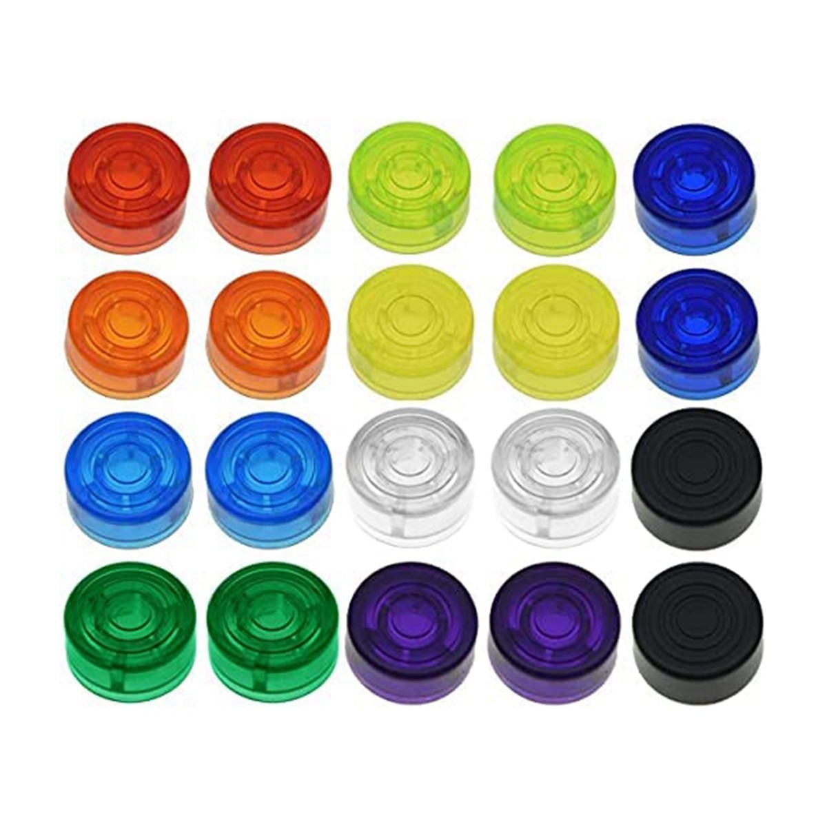 20Pcs  Pedal Footswitch   Guitar  Pedal Footswitch Topper Y9W31682