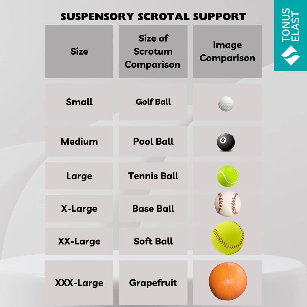 Suspensory Scrotal Support - Large