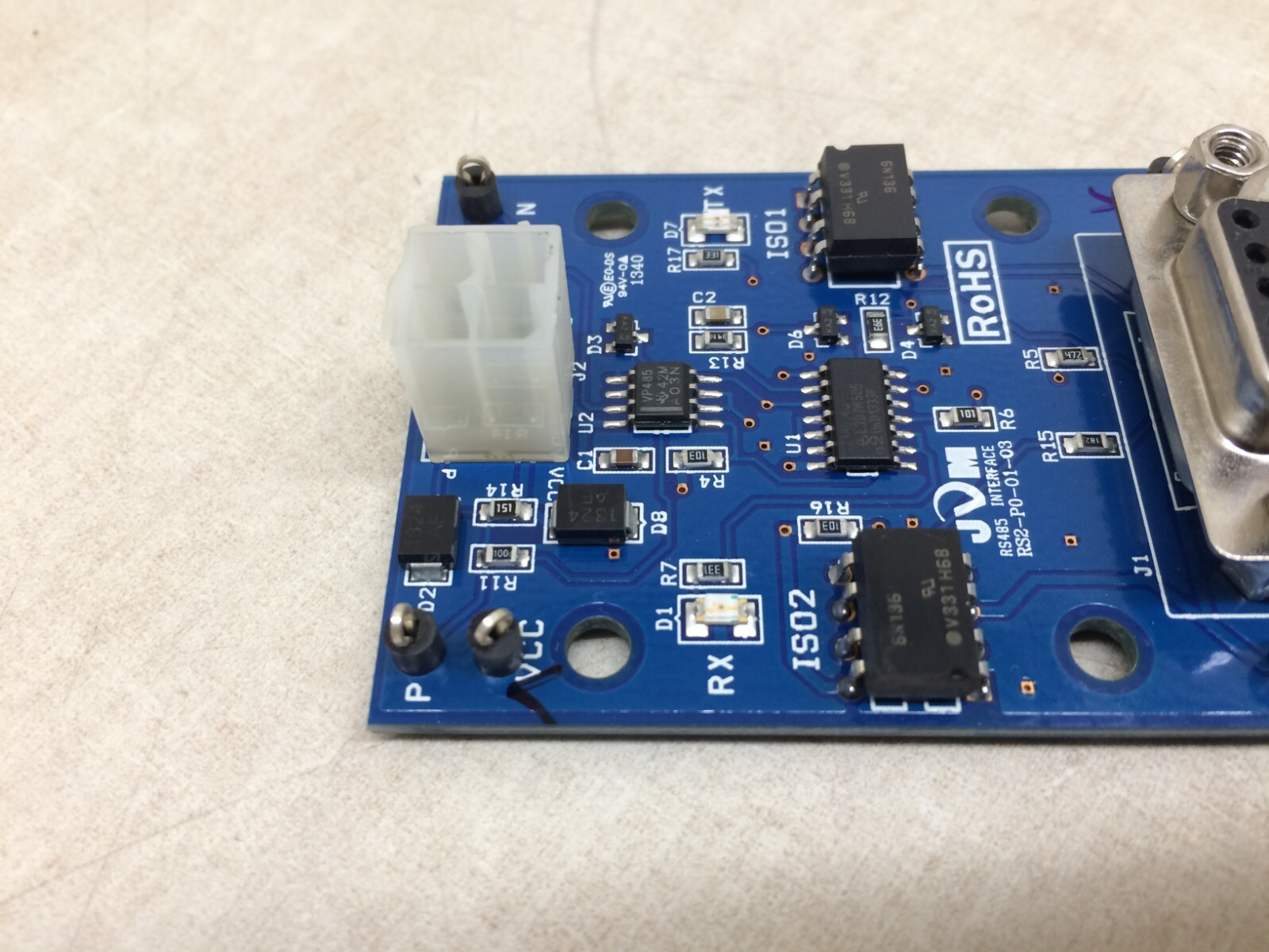 JVM RS485 Interface RS2-P0-01-03 J140610 RoHS