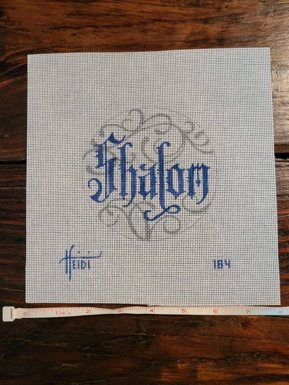 Shalom Filigree Needlepoint Canvas By Heidi Stanley Designs