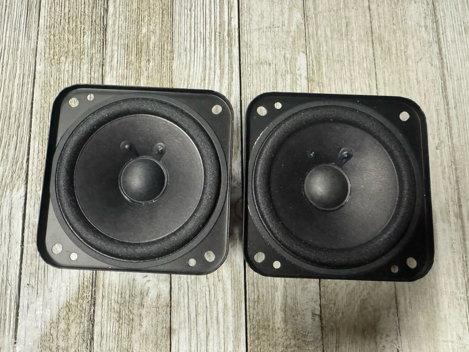 Pair Sony 1-505-378-21 4" Full Range Speakers 8 Ohm 15W Parts Express 269-469