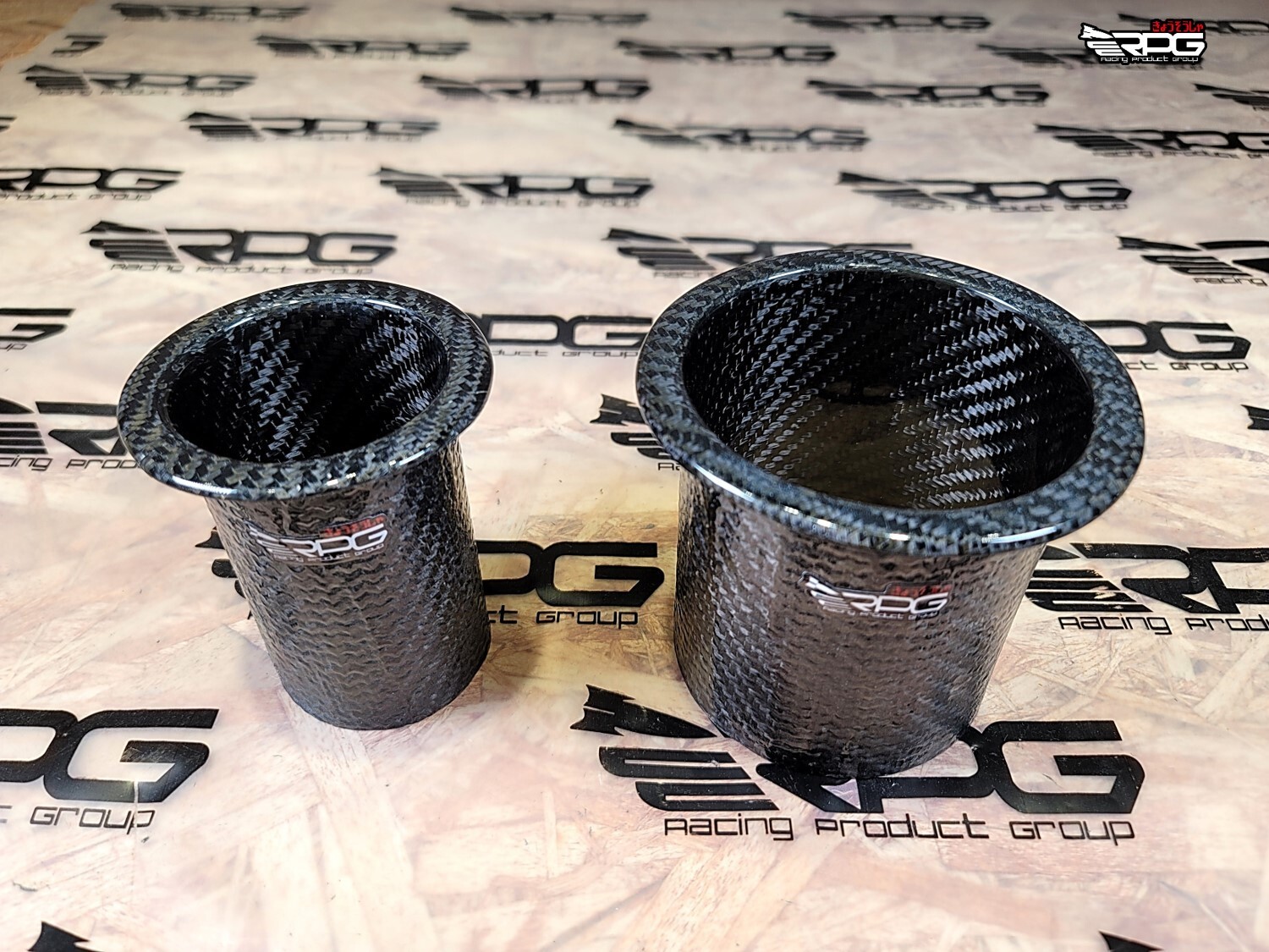 RPG Twill Carbon UNI Type-A 60mm Air Intake Brake Caliper Cooling Duct
