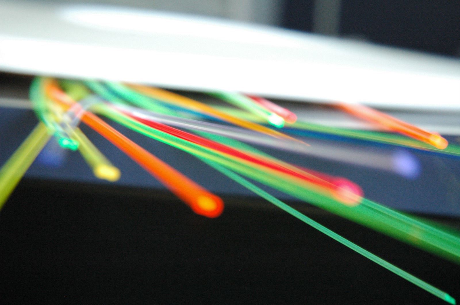 5 FEET of Fiber! 1 Foot each red, yellow, green, blue, orange for Archery